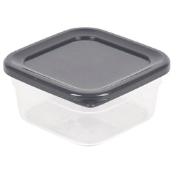 Контейнер Прайм 0,4л квадратний ПБ-888 11х11х5см прозорий