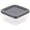 Контейнер Прайм 0,4л квадратный ПБ-888 11х11х5см прозрачный