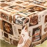 Клейонка 1,40*20м рулон фотодрук 3-х шарова 259A
