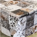 Клейонка 1,40*20м рулон фотодрук 3-х шарова 642A