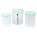 Банка для сыпучих НП набор 1+1,5+2л №99м мятная крышка