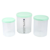 Банка для сыпучих НП набор 1+1,5+2л №99м мятная крышка