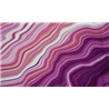 Коврик Таба 50х80 фиолетово-розовые волны
