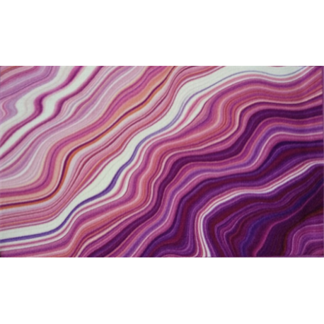 Коврик Таба 57х90 фиолетово-розовые волны
