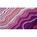 Килимок Таба 57х90 фіолетово-рожеві хвилі