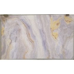 Коврик Таба 80х120 белый мрамор