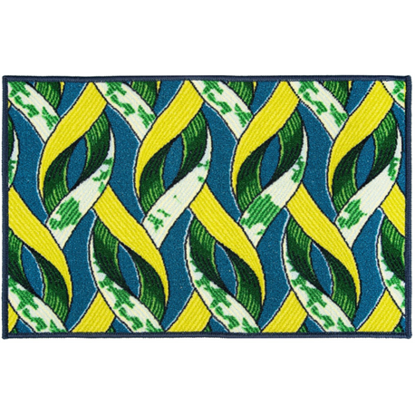 Килимок Таба 50х80 синьо-зелений