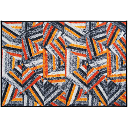 Килимок Таба 80х120 сіро-помаранчевий