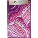 Коврик 2-й набор Клеопатра с рисунком 50х80+57х60 602995 фиолетово-розовые волны