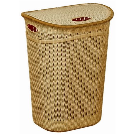 Корзина для білизни LA-150 євров'язка 52л 40х36х60см коричневий