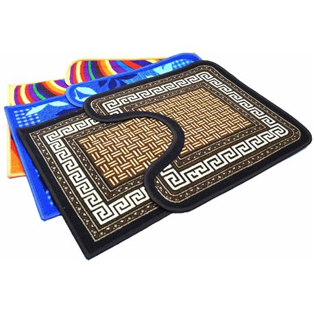 Килимок 2-й набір Клеопатра з малюнком 57х90+57х60  Mix Шикарні кольори