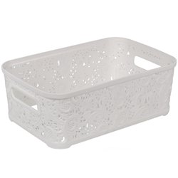 Кошик Ажур 4,7л без кришки ПБ-430 білий