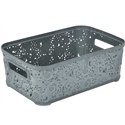 Корзина Ажур  4,7л без крышки ПБ-430 серый