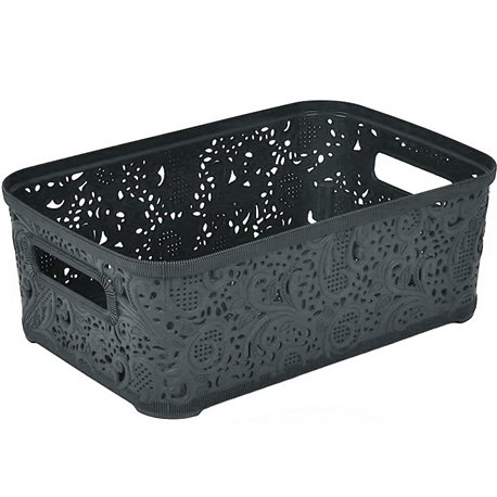Кошик Ажур 4,7л без кришки ПБ-430 антрацит