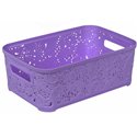 Корзина Ажур  4,7л без крышки ПБ-430 фиолетовый