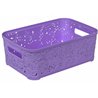 Корзина Ажур  4,7л без крышки ПБ-430 фиолетовый