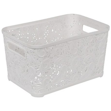 Корзина Ажур  7,5л без крышки ПБ-423 белый