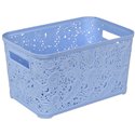 Кошик Ажур 7,5л без кришки ПБ-423 блакитний