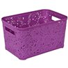 Корзина Ажур  7,5л без крышки ПБ-423 фиолетовый