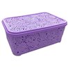 Кошик Ажур 4,7л з кришкою ПБ-447 фіолетовий