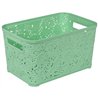 Кошик Ажур 12л без кришки ПБ-577 салатовий
