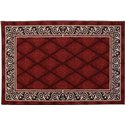 Коврик Таба 50х80 бордовый кант