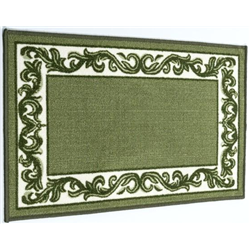 Коврик Таба 57х90 оливковый кант