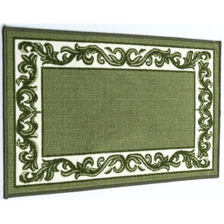 Коврик Таба 57х90 оливковый кант