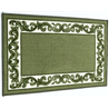 Коврик Таба 57х90 оливковый кант