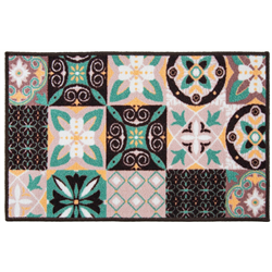 Коврик Таба 50х80 пудровые квадраты