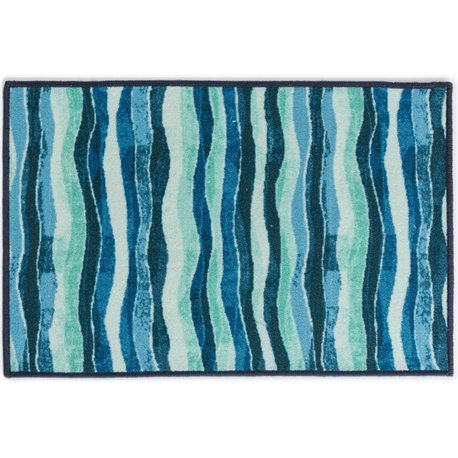 Коврик Таба 57х90 сине-голубые волны