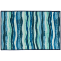 Коврик Таба 57х90 сине-голубые волны