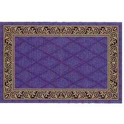 Килимок Таба 57х90 синій кант