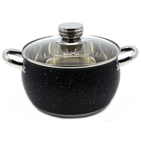 Каструля 1394 мармур 1,7л 16см