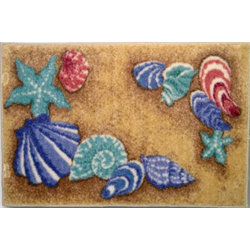 Килимок Таба 40х60 Мушлі на бежевому