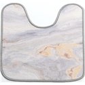 Коврик Таба туалетник 57х60 белый мрамор