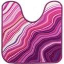 Коврик Таба туалетник 57х60 фиолетово-розовые волны