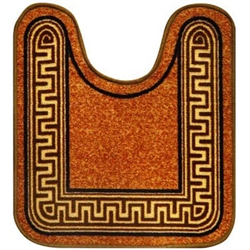 Коврик Таба туалетник 57х60 бежевый кант версаче