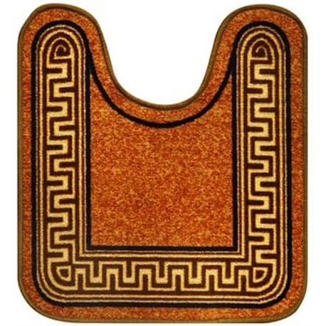 Килимок Таба туалетнік 57х60 бежевий кант версаче