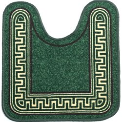 Коврик Таба туалетник 57х60 зеленый кант версаче