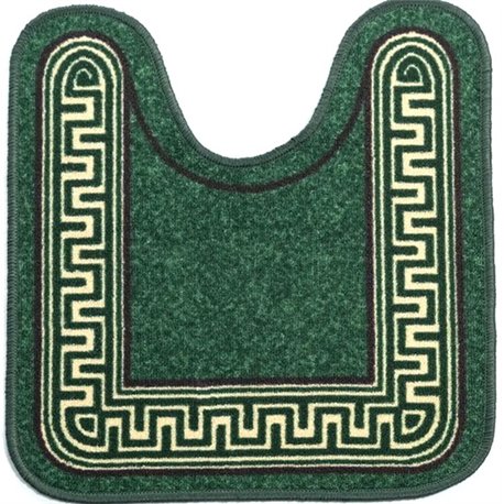 Коврик Таба туалетник 57х60 зеленый кант версаче