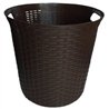 Корзина для белья ПГ-1005 Ротанг 30л круглая без крышки коричневый