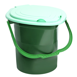 Відро-туалет Макси посилене зелений