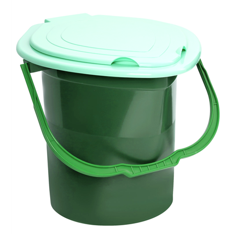 Ведро-туалет Макси усиленное зеленый 