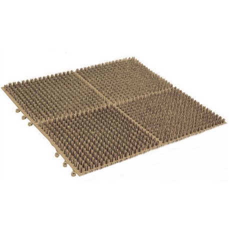 Коврик травка 2х2 пластик 540х400 ПГ-3001 капучино