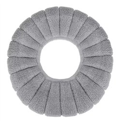 Накладка чохол на унітаз 0851 тканинна махра однотонна