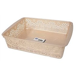 Корзина OP-599 Ажур 6,5л кремовый