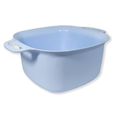 Таз квадратний 15л ПГ-1016 з ручками блакитний
