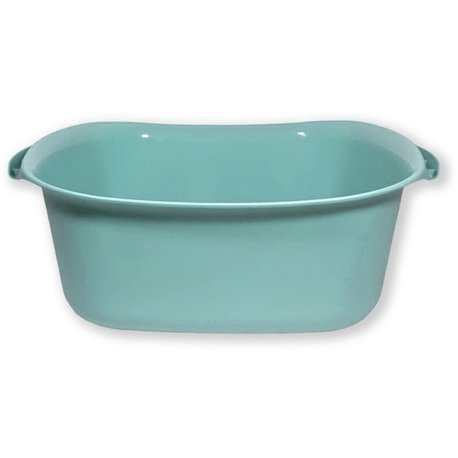 Таз квадратный 10л ПГ-1083 с ручками мятный