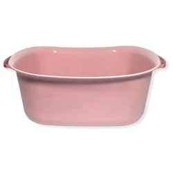 Таз квадратный  5л ПГ-1023 с ручками пудра